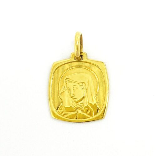 Medalla Virgen María Oro 18k