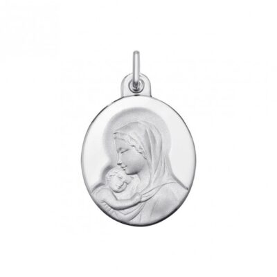 Medalla Plata Virgen María Niño Jesús