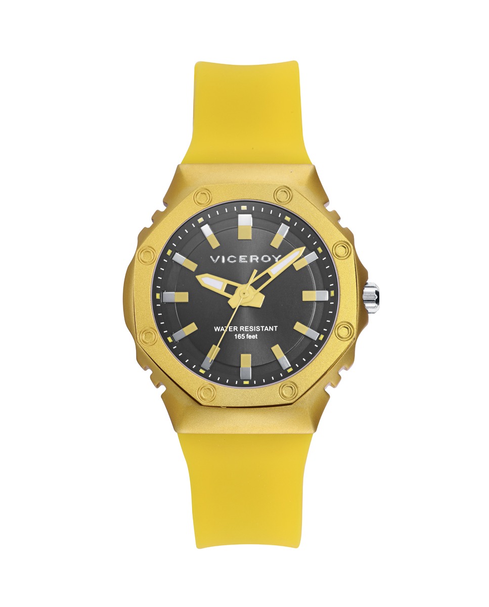 Reloj Viceroy Colors amarillo aluminio y silicona