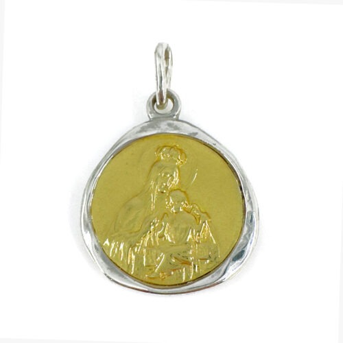 Medalla Plata Bronce Virgen Carmen